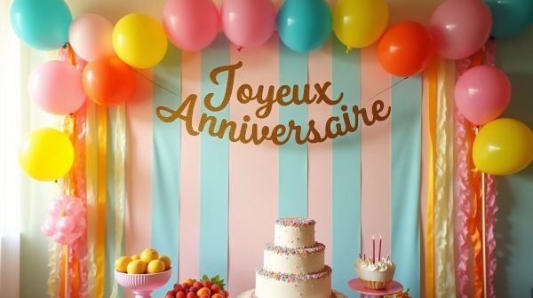 Comment créer une ambiance festive pour votre décoration d'anniversaire
